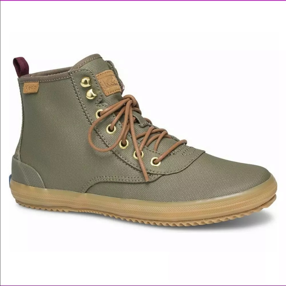 Keds green waterproof scout 1 boots. Women’s 10.